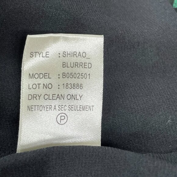 Theory 100% Silk Green Dot-Print Lined Camisole Top Spaghetti Straps Size P/XS - Picture 12 of 15